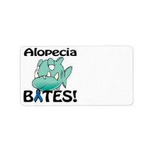 Alopecia BITES Custom Address Label