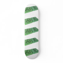Alp as Al Aluminium  and P Phosphorus Custom Skate Board