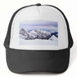 Alp Mountains Covered With Snow Hats