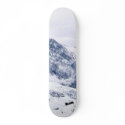 Alp Mountains In Snow skateboards