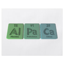 Alpaca-Al-Pa-Ca-Aluminium-Protactinium-Calcium Personalized Flyer