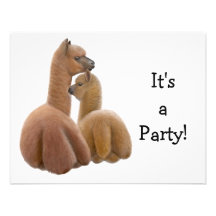 Alpaca Buddies Invitation
