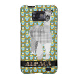 Alpaca Green Vintage Floral Case Samsung Galaxy Cover