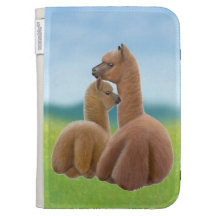 Alpaca Mother Love Kindle Case