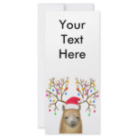 Alpaca Xmas Rack Card rack cards