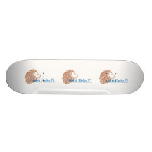 Alpha Delta Pi Gold Lion and Blue Name Skate Decks