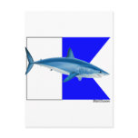 Alpha Dive Flag Collection Post Card