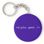 <alpha geek /> keyring keychains