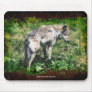 Alpha Grey Wolf Wildlife Conservation Mousepad