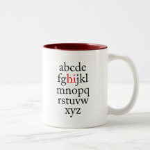 Alpha "hi" mugs