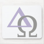 Alpha & Oméga 4 Lilas Gris Mousepad