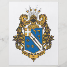 Alpha Phi Omega Colour - Crest Flyer Design