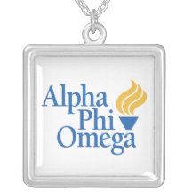 Alpha Phi Omega Colour - Torch Necklaces