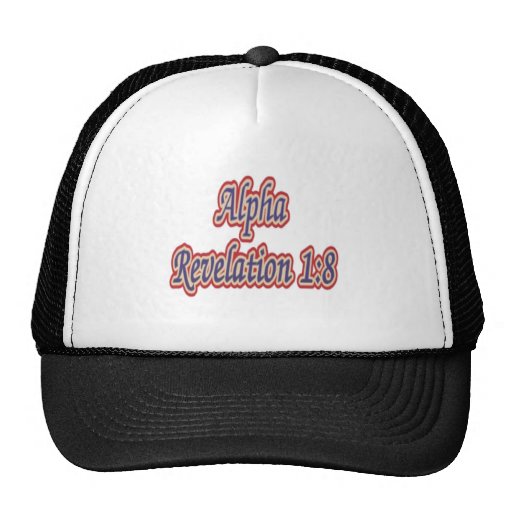 Alpha Revelation 1:8 Hats