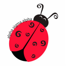 Alpha Sigma Alpha Ladybug Acrylic Cut Outs