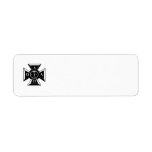 Alpha Tau Omega Badge Black & White Return Address Labels
