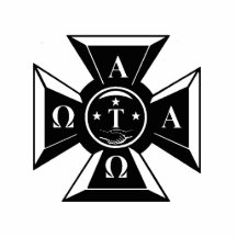 Alpha Tau Omega Badge Black & White Photo Cut Outs