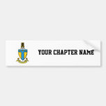 Alpha Tau Omega Colour Crest Bumper Sticker
