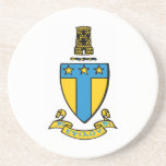 Alpha Tau Omega Colour Crest Coaster