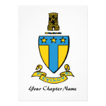 Alpha Tau Omega Colour Crest Invite