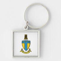 Alpha Tau Omega Colour Crest Keychain