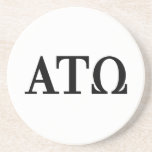 Alpha Tau Omega Letters Beverage Coasters