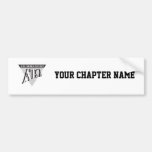 Alpha Tau Omega Name and Letters Bumper Stickers