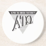 Alpha Tau Omega Name and Letters Coaster