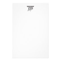 Alpha Tau Omega Name and Letters Personalized Stationery