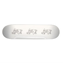 Alpha Xi Delta Bear Custom Skateboard