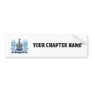 Alpha Xi Delta Crest Colour Bumper Sticker