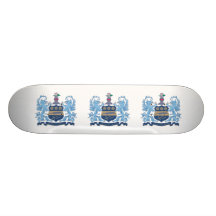 Alpha Xi Delta Crest Colour Skate Board Decks