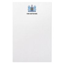 Alpha Xi Delta Crest Colour Stationery