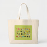 Alphabet anglais sacs en toile