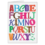 Alphabet Card