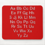 Alphabet Chart mousepads