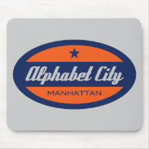 Alphabet City Mousepads