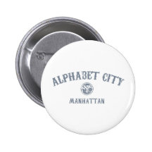 Alphabet City Pinback Button