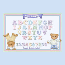 Alphabet Fun Teddy Bears posters