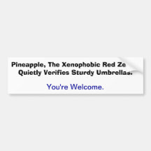 Alphabet Game Bumper Sticker