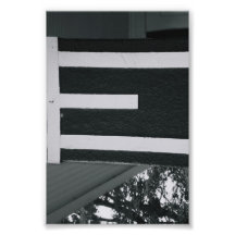 Alphabet Letter Photography E3 Black and White 4x6