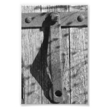 Alphabet Letter Photography T3 Black and White 4x6