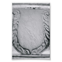 Alphabet Letter Photography U1 Black and White 4x6