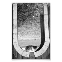 Alphabet Letter Photography U2 Black and White 4x6
