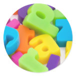 alphabet letters background sticker
