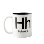 Alphabet Of Typography Mug - Helvetica