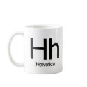 Alphabet Of Typography Mug - Helvetica