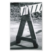Alphabet Photo Letter A2 Black and White 4x6