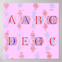 Alphabet Poster
