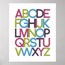 Alphabet Poster